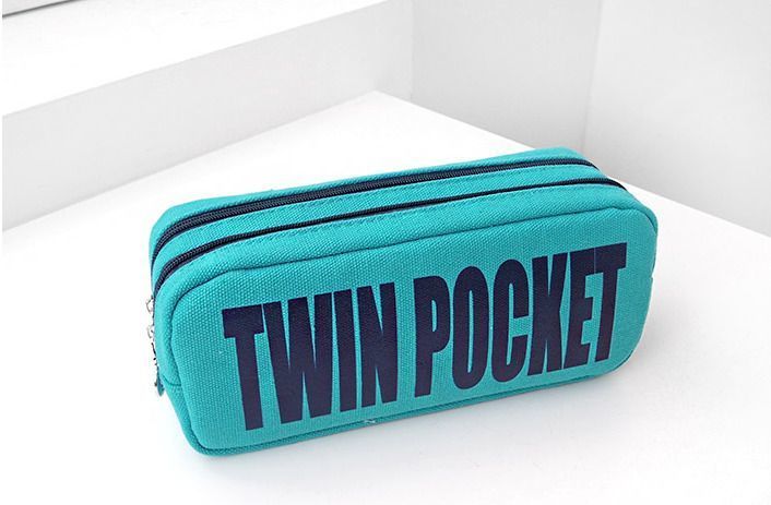 Twin Pocket Pencil Case