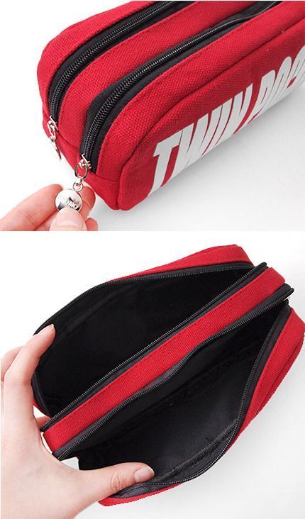 Twin Pocket Pencil Case