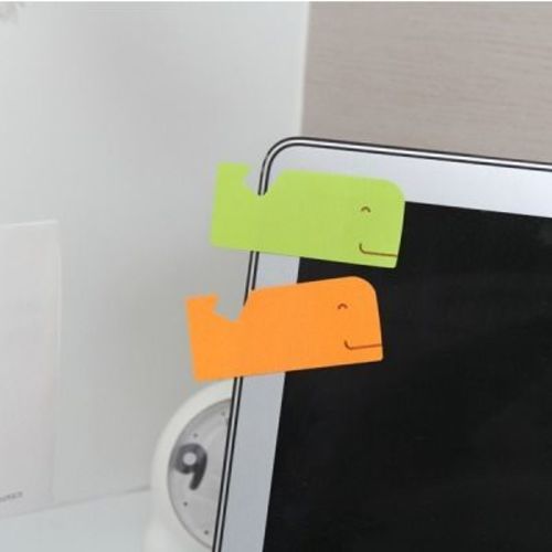 Smiley Whale Sticky Note Set