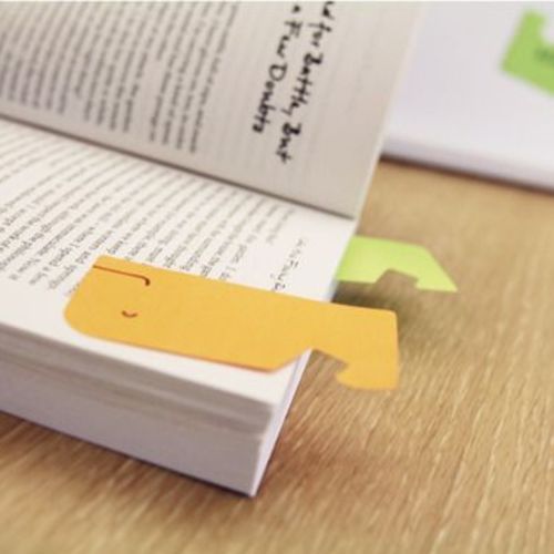 Smiley Whale Sticky Note Set