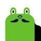 Animal Monitor Memo Board, Frog (Left)