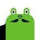 Animal Monitor Memo Board, Frog (Right)