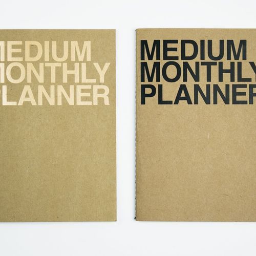 Gold Medium Monthly Planner - Image 3
