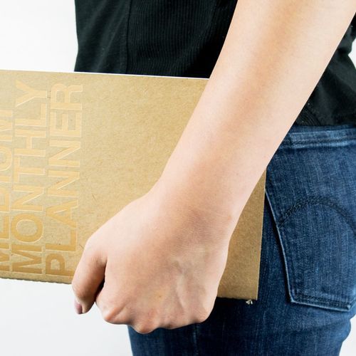 Gold Medium Monthly Planner - Image 20