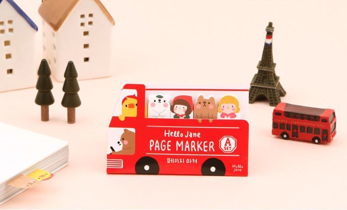 MochiThings: Hello Jane Page Marker Set