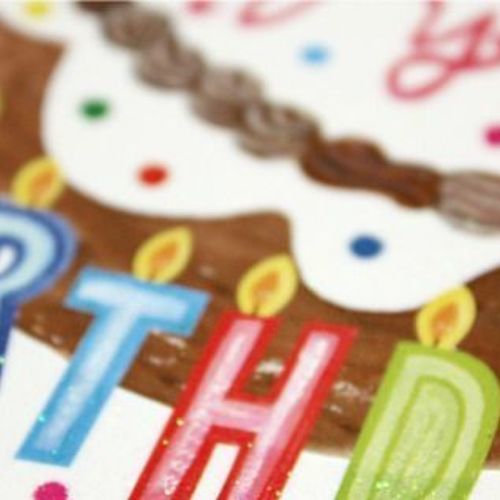 Happy Birthday Chocolate Cake Card - Image 4