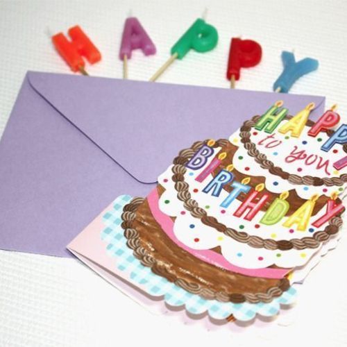 Happy Birthday Chocolate Cake Card - Image 5