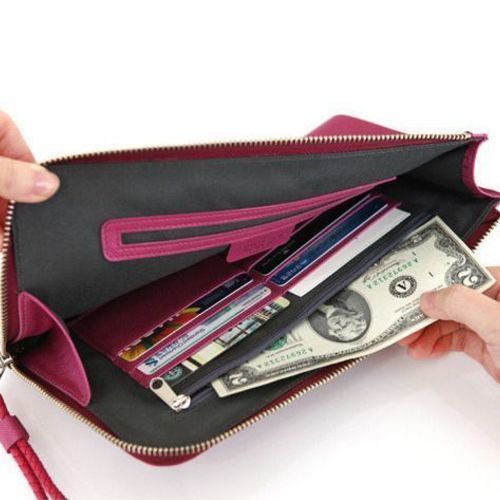 Table Talk Leather Clutch - Image 4