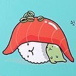 Sushi Index Lined Notebook, Mint