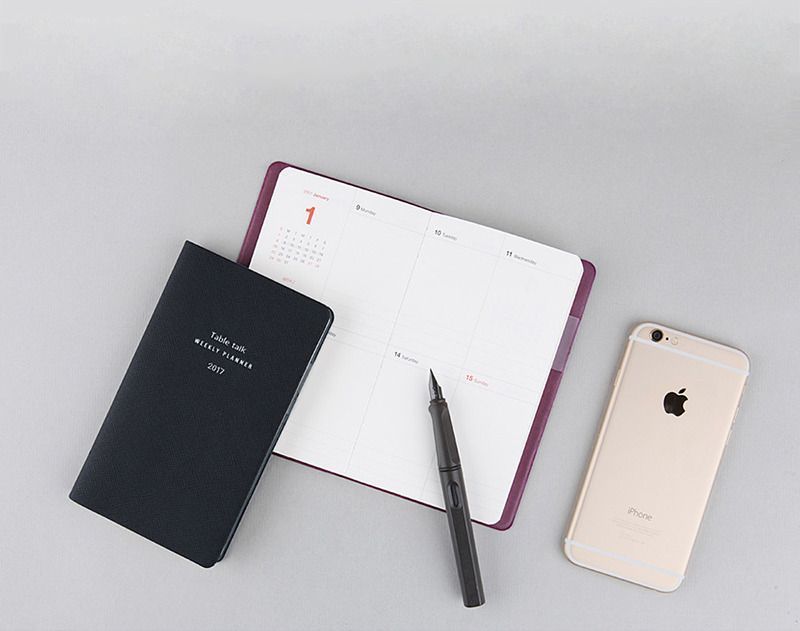 2017 Table Talk Mini Weekly Planner