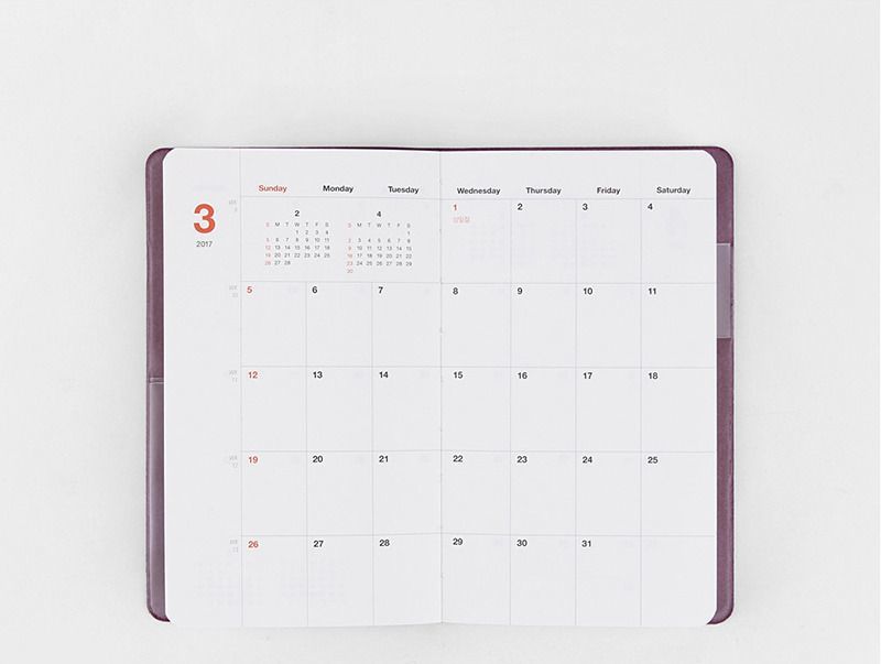 2017 Table Talk Mini Weekly Planner