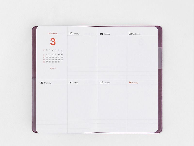 2017 Table Talk Mini Weekly Planner