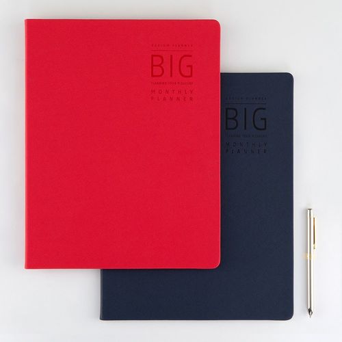 2017 Big Leather Monthly Planner - Image 1