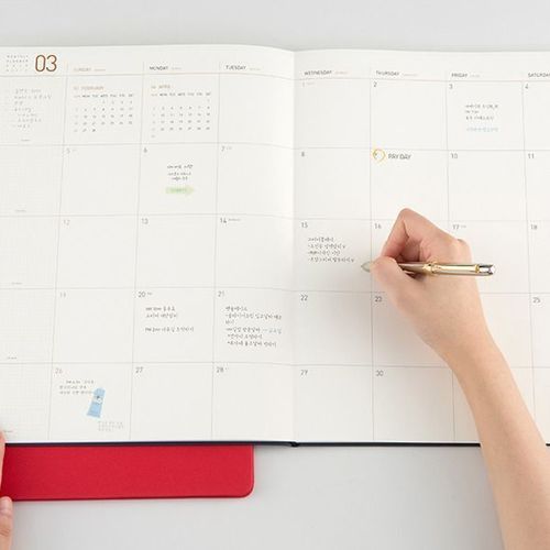 2017 Big Leather Monthly Planner - Image 14