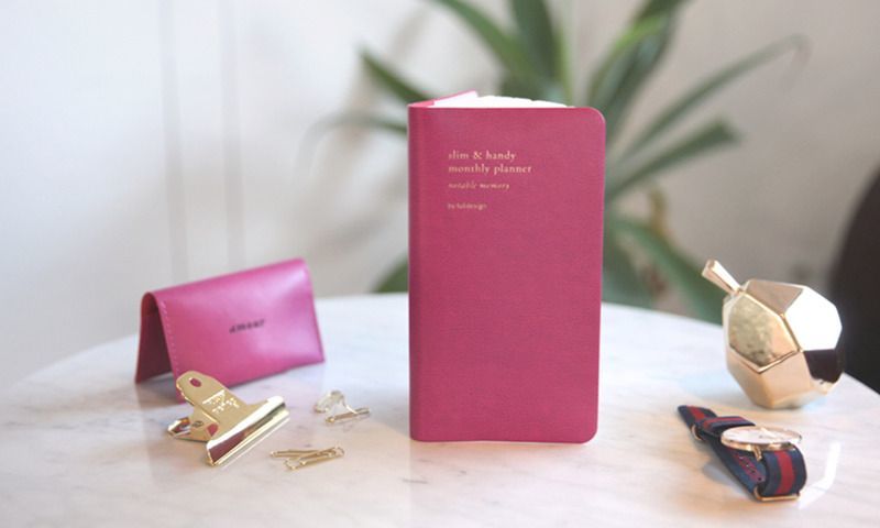 2017 Slim & Handy Monthly Planner