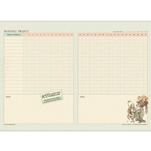 Alice in Wonderland Scheduler Vol.23
