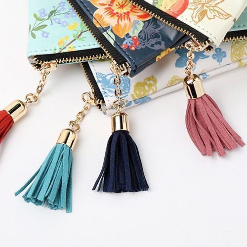 Nathalie Lete Leather Tassel Pouch - Image 9