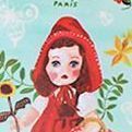 Nathalie Lete Leather Tassel Pouch, Little Red Riding Hood