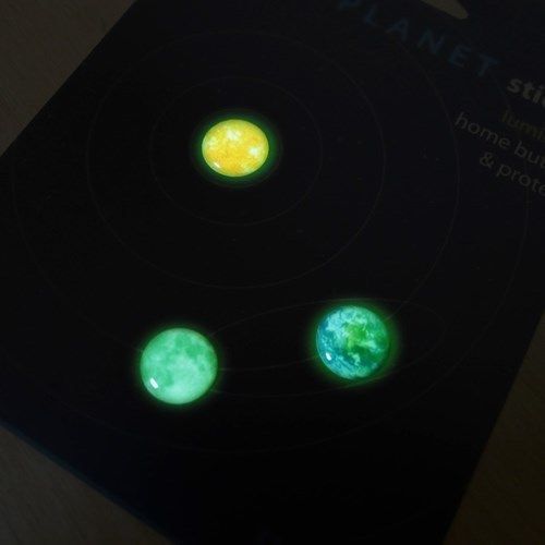MochiThings: Planet Button Sticker & Protector Set