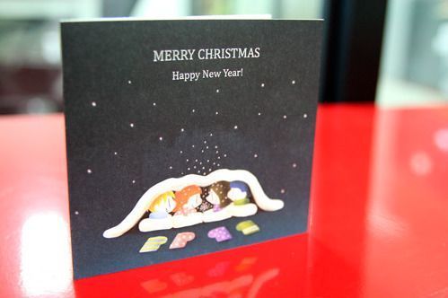 GOM GOM Christmas Card Set C
