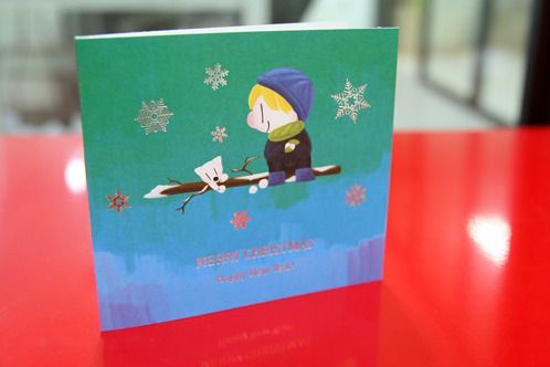 GOM GOM Christmas Card Set C
