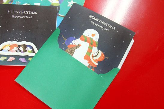 GOM GOM Christmas Card Set C