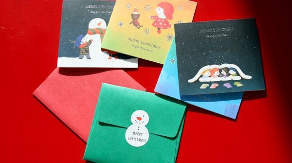 GOM GOM Christmas Card Set C