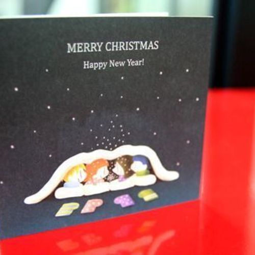 GOM GOM Christmas Card Set C