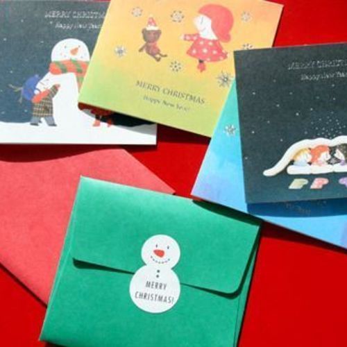 GOM GOM Christmas Card Set C