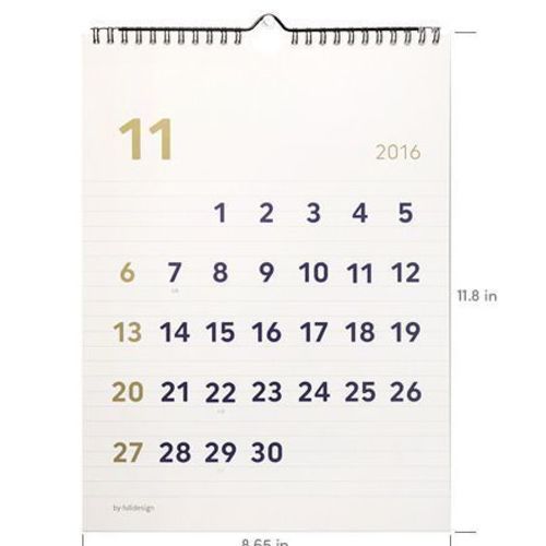 2017 Large Basic Wall Calendar - Image 2