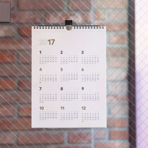 2017 Large Basic Wall Calendar - Image 18