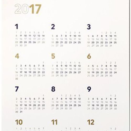 2017 Large Basic Wall Calendar - Image 7