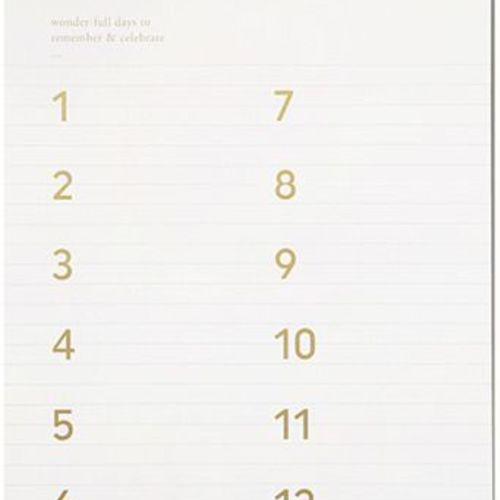2017 Large Basic Wall Calendar - Image 8