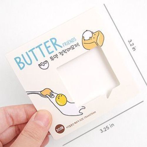 Butter Friends Tracing Sticky Note