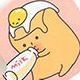 Butter Friends Tracing Sticky Note, Apricot