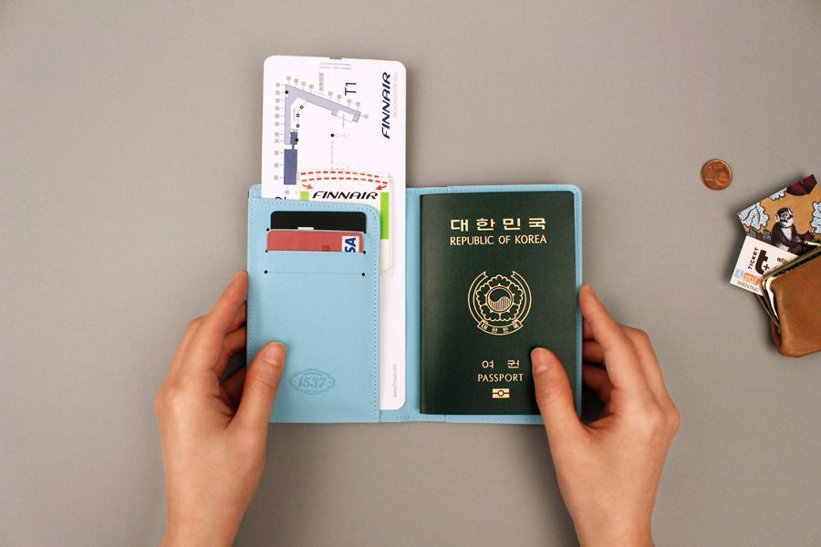 Ooh La La Leather Passport Case