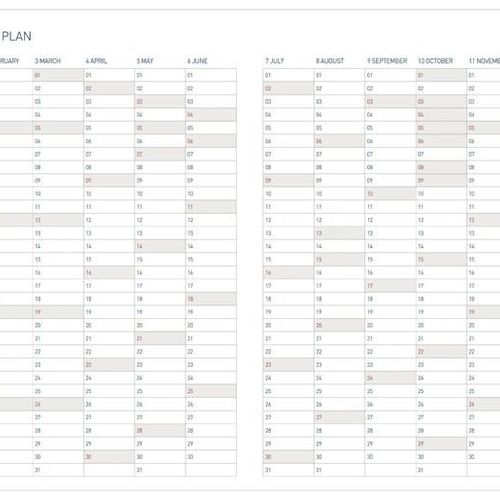 2017 Large Monthly Appointment Planner - Image 6