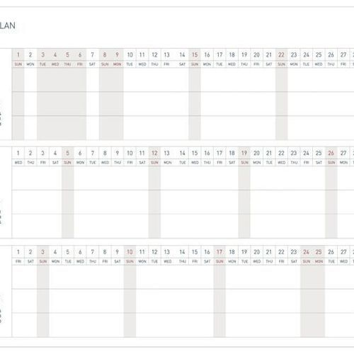 2017 Large Monthly Appointment Planner - Image 7