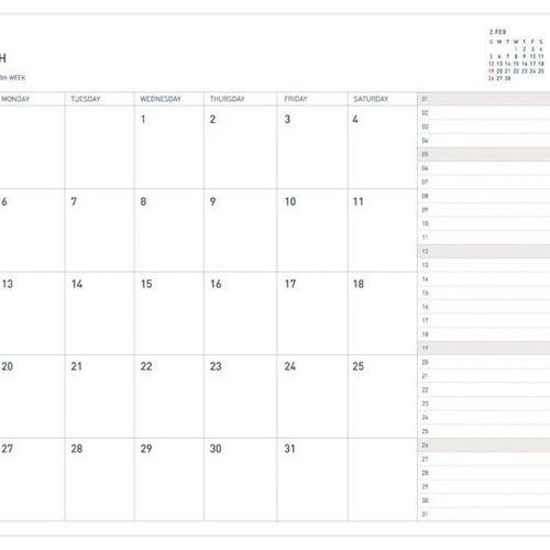 2017 Large Monthly Appointment Planner - Image 8