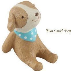 Daydreamer Animal Figure Series, Blue Scarf Puppy