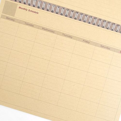 Kraft Monthly Planner