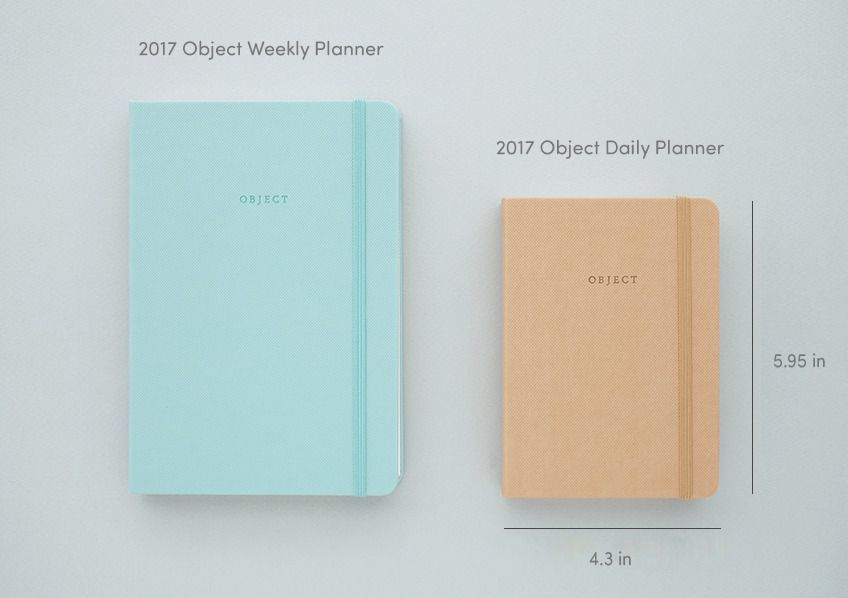 2017 Object Daily Planner