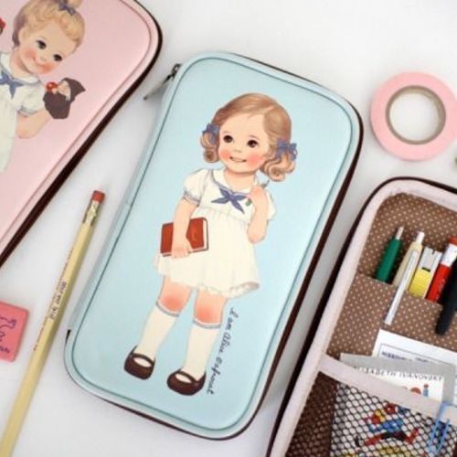 Paper Doll Pen Pouch - Image 1