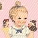 Paper Doll Pen Pouch, Julie