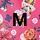 Nathalie Lete Design Flat Pouch, Nathalie Lete-Cat in the Pink (M)