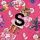 Nathalie Lete Design Flat Pouch, Nathalie Lete-Cat in the Pink (S)