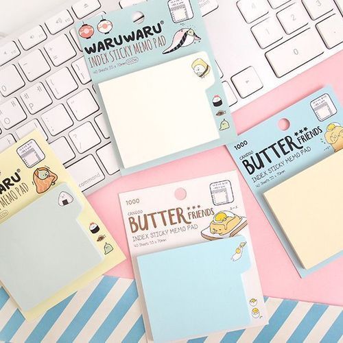 MochiThings: Sushi & Butter Index Sticky Note