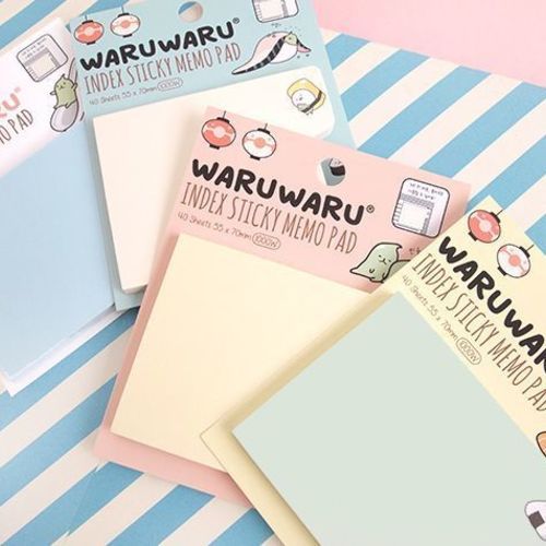 MochiThings: Sushi & Butter Index Sticky Note