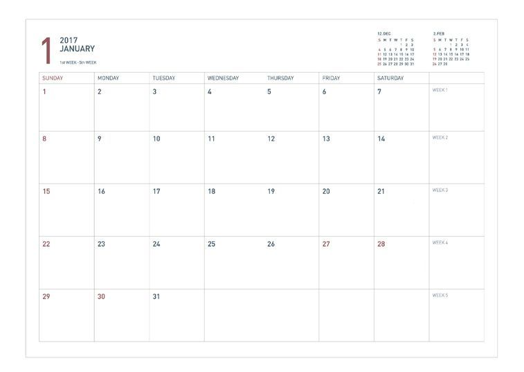 2017 Daily Appointment Planner