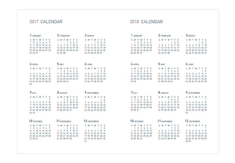 2017 Medium Daily Appointment Planner